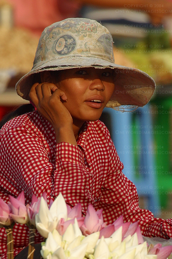 [Photograph: Lotus Vendor]